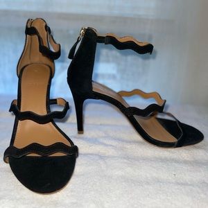 J. Crew Black Heels